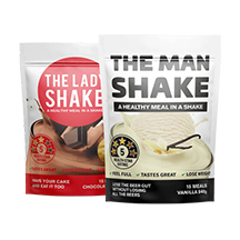 the man & lady shake